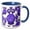 Blue/White, variant on 3drose, Image of Aliens, 15oz Mug