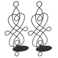 thumbnail image 3 of Candelabro De Pared De Hierro, Soporte De Candelabro De Pared De Resistencia A La Deformación De Forma única Innovadora Plegable Para Dormitorios Anggrek Disfraces, 3 of 8