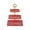 Red, variant on Fruit Tray, Three-Layer Snack Stand, Wedding Cake Tray, Fruit and Candy Rack, Plastic Dessert Display Rack, Multi-Tiered Serving Tray for Party, Cake, Dried Fruit, Snacks