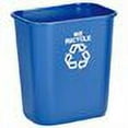 thumbnail image 2 of 7 Gal. Deskside Recycling Bin with Universal Recycle Symbol in Blue, 2 of 2