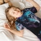 thumbnail image 5 of Fotbe Purple Sky Wolf Pijama Estampada de 2 Piezas para Niños – Ropa de Dormir de Manga Corta Cómoda para Niños y Niñas, Camiseta y Shorts de Algodón-Small, 5 of 6