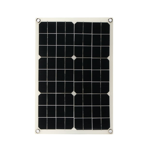Dc Batería Impermeable Panel Solar Usb Para Teléfono Iluminación Cargador De Coche 20W 12V/5V Minnieouse HA014420-00