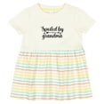 thumbnail image 3 of Inktastic Spoiled by Grandma Girls Baby Dress, 3 of 5