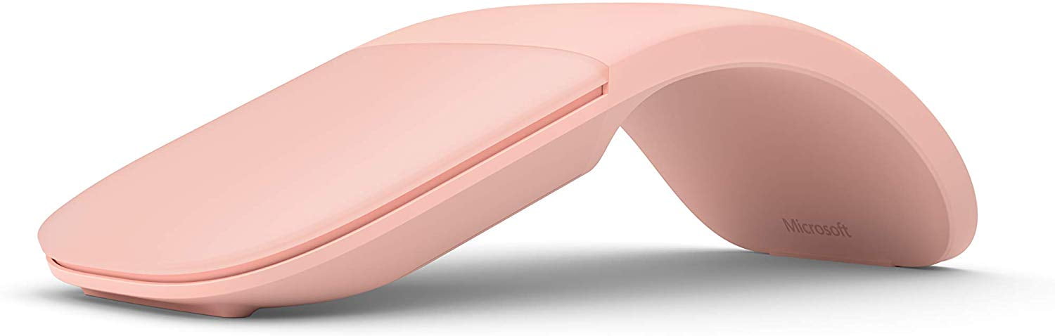 Microsoft® Arc Mouse, Soft Pink - Bluetooth Wireless