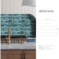 thumbnail image 2 of Miscasa Peel and Stick Backsplash, 3D Adhesive Peel and Stick Subway Tile Backsplash for Kitchen, Bathroom, Wall Tile 10 Sheets, 2 of 6