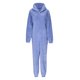 thumbnail image 4 of Pijama con capucha y cremallera de color liso para mujer - Ropa de estar por casa de manga larga para otoño-invierno, disponible en varias tallas, 4 of 7