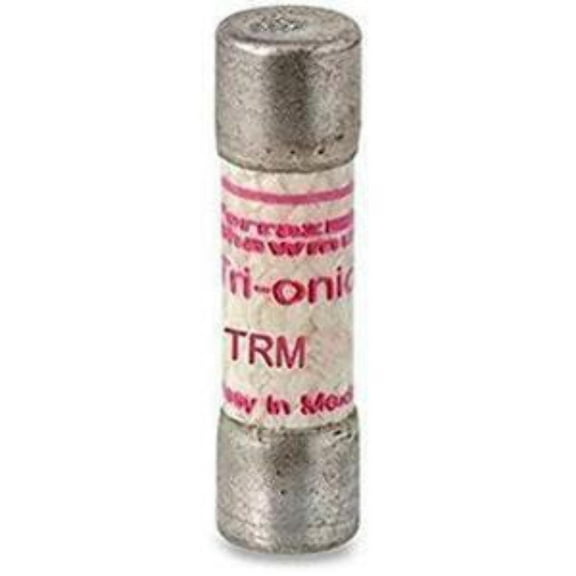 TRM Tri-Onic Time-Delay Midget Fuse, 250VAC, 10kA, 1-6/10A, 13/32" D x 1-1/2" L
