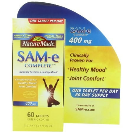 Nature made sam-e complete* 400 mg tablets, 60