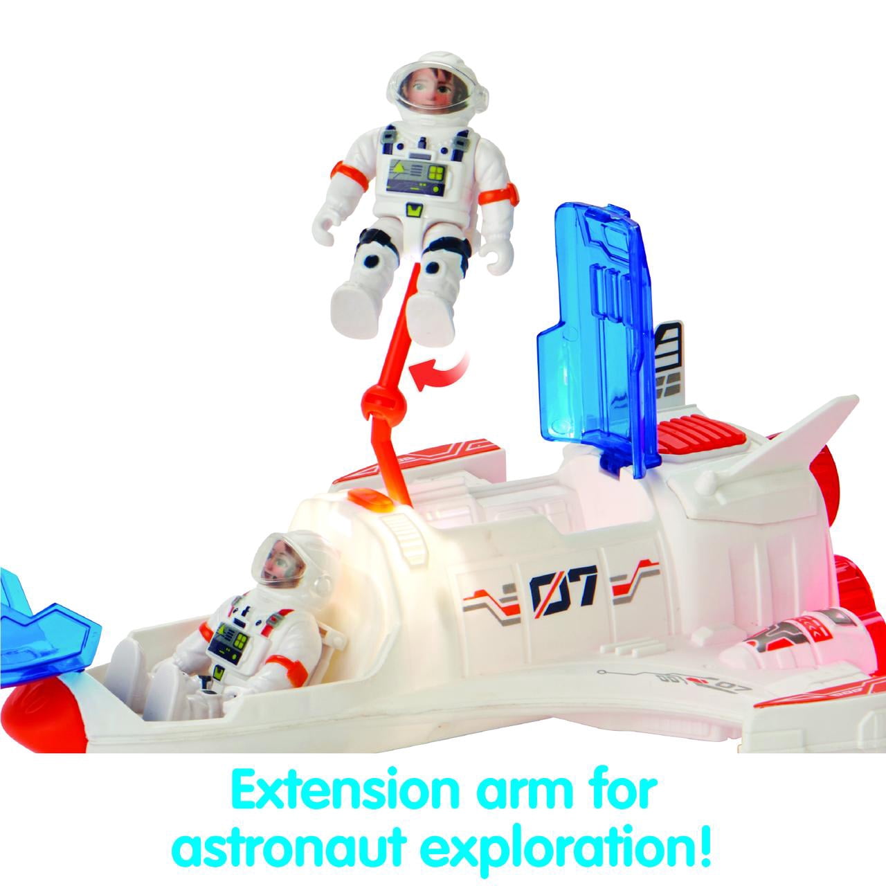 Kidoozie Interstellar Shuttle Mission – Shuttle, Space Rover, Astronauts & Accessories – Ages 3 Years+