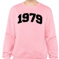 thumbnail image 2 of 1979 College Style Sweatshirt Unisex Large Pink, 2 of 5
