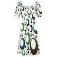 thumbnail image 4 of Robe Rétro 60 Motifs Robe d'Été pour Femmes Vêtements de Cérémonie, 4 of 4