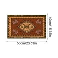 thumbnail image 3 of Beautynvta Doormat, Crystal Velvet Floor Mat, Vintage Entrance Rug, Non-Slip Floral Welcome Mat for Front Door Patio Farmhouse Decor, Spring Summer Decorations, 15.7x23.6 Inch, 3 of 7