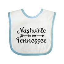 Inktastic Nashville Tennessee Est.1779 Boys or Girls Baby Bib