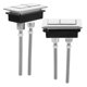 thumbnail image 4 of Toilet Button Dual Flush Toilet Button Pusher For Bathroom Use Silver Efficient 2Pcs, 4 of 5