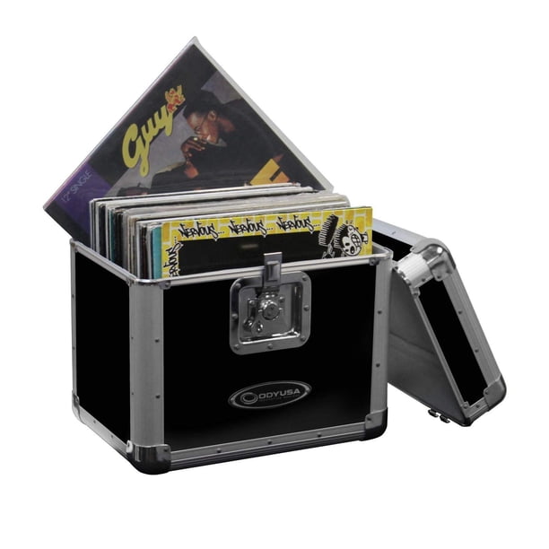 Estuche Lp Apilable Serie Krom En Negro: Contiene Aproximadamente 70 Discos