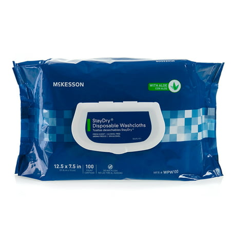 Personal Wipe StayDry Soft Pack Aloe / Vitamin E Scented 100