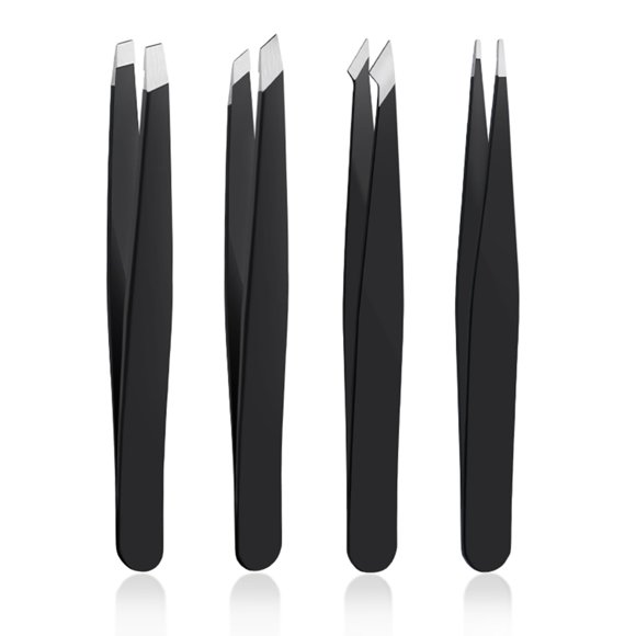 Set de pinzas DTDNZKN de 4 piezas de acero inoxidable de precisión