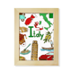 thumbnail image 1 of Marco de madera Italia Landscap animales bandera nacional 6x8 pulgadas Unbranded, 1 of 4