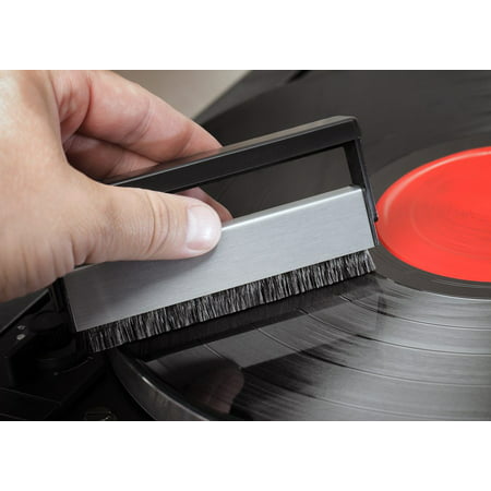 Carbon Fiber Vinyl Record Cleaner Anti Static Dust Remover Cleaning Brush (Best Record Cleaning Kit)