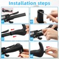 thumbnail image 6 of Lsvgoe Bicycle Handlebar Grips,Bike Grips with Screw Lock,Rubber Ergonomic Cycling Grips,Non-slip Handlebar Grips 22mm,for Mountain Road MTB BMX Foldable Bike, 6 of 7