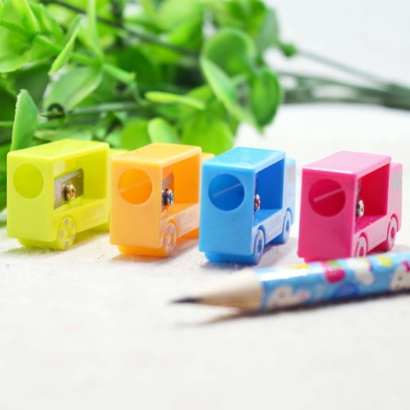 JLFNYA Portable Mini Pencil Sharpener, Art Colored Pencil Sharpener for Back to School Supplies and College Essentials