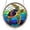 B, variant on Suncatcher Acrylic Jigsaw Puzzle, 7.4 Inch Window Hanging Sun Catcher, Vibrant UV Printed Suncatchers for Windows Hanging, Home Decor