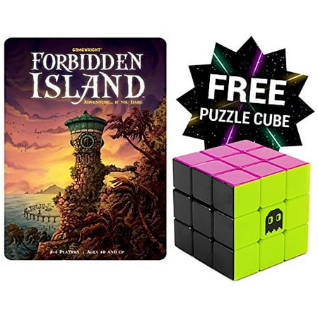 Forbidden Island Card Game with Free Retro  Puzzle