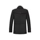 thumbnail image 2 of Abrigo de invierno para hombre, abrigo corto de lana de invierno, abrigo de lana de longitud media, chaqueta de invierno corta con cuello doble extraíble para negocios, ocio al aire libre,, 2 of 5