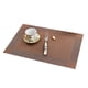 thumbnail image 4 of Patrón de marco diagonal de secado rápido, mantel individual para restaurante de PVC, mantel para cena de grado alimenticio, alfombrilla para taza, vajilla 6 piezas Eigraketly ZHF0317, 4 of 5