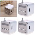 thumbnail image 4 of Mini altavoz pequeño con radio portátil TD-V26 plateado (Plata), 4 of 4