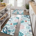 thumbnail image 2 of Pioneer Flower Floral Print Pattern Kitchen Rugs Sets Of 3,Kitchen Runner Rugs Non Skid Washable,Decorative Kitchen Floor Mats for Kitchen,Sink,Laundry,17"x30"+ 17"x47" + 17"x59", 2 of 6