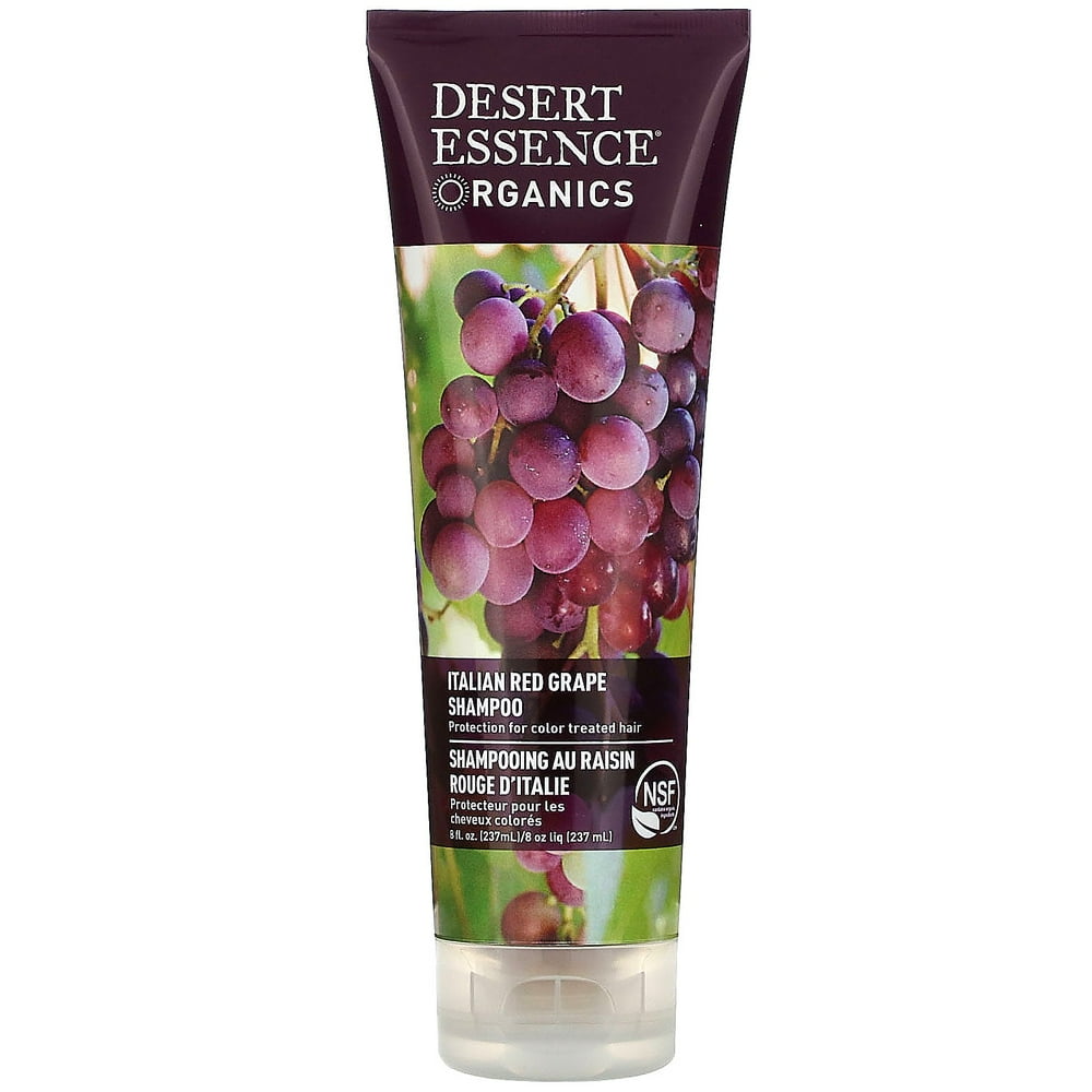Desert Essence Organics, Shampoo, Italian Red Grape, 8 fl oz (237 ml