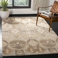 thumbnail image 2 of SAFAVIEH Wyndham Kensington Distressed Wool Area Rug, Natural/Multi, 4' x 6', 2 of 8