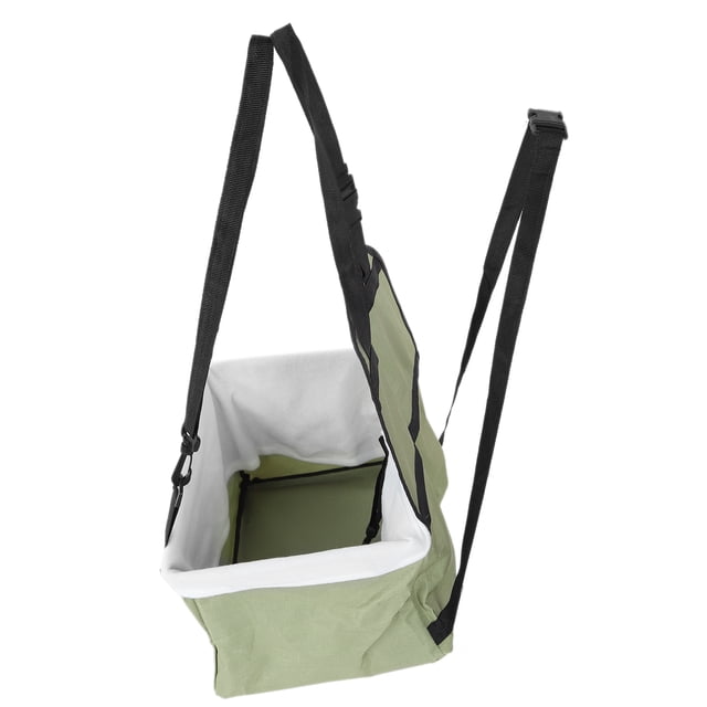 Cat Carrier, Portable Adjustable Polyester Pet Carrier Practical With Traction Belt Blanket For Small Pets Green