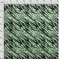 thumbnail image 3 of oneOone Polyester Lycra Mint Fabric Tiger Animal Skin Sewing Material Print Fabric By The Yard 56 Inch Wide, 3 of 4