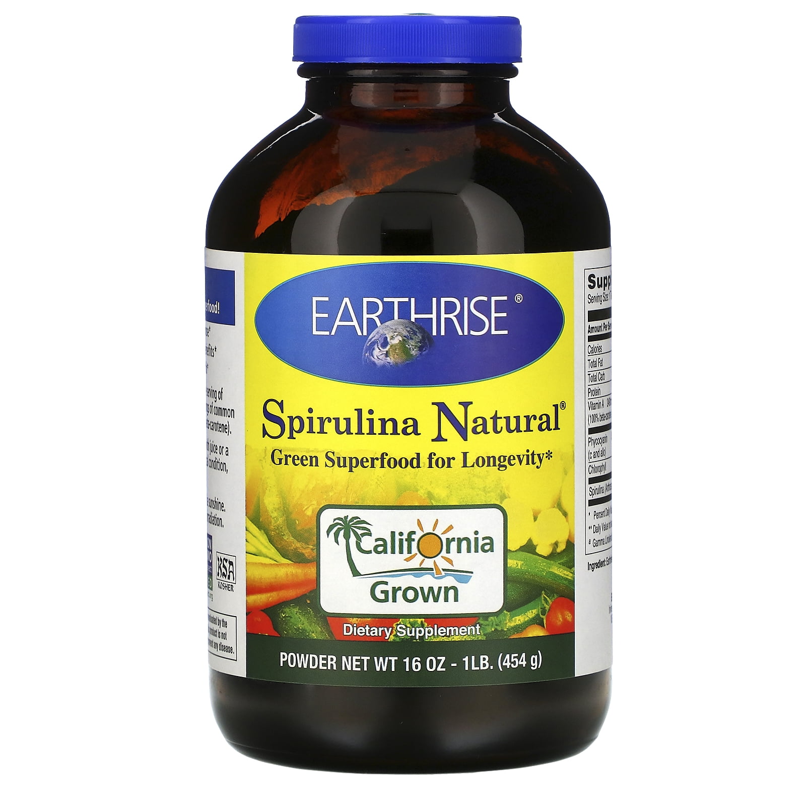 Earthrise Nutritionals Earthrise Spirulina Natural, 16 oz