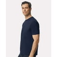 thumbnail image 3 of Gildan Men Lightweight T-Shirt, Softstyle Short Sleeve Crafting Tee - Navy, Sizes S-3XL, 100 Cotton, 3 of 5