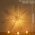 thumbnail image 1 of Colgante de estrella ahuecada de Navidad para el hogar, adornos navideños de Feliz Navidad, adornos de Año Nuevo 2023, 2024, 1 of 4