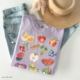 thumbnail image 5 of Comfort Colors Tropical Fruit T-Shirt, Cute Fruity Shirt, Cottagecore Lemon Citrus Strawberry Aesthetic Retro Summer Vibe Tee, Gift For Her, 5 of 7