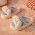 thumbnail image 1 of Sanrio-Zapatillas de casa de Hello Kitty para mujer, zapatos planos antideslizantes de felpa, dibujos animados, Kuromi Cinnamoroll Yk2, 1 of 4