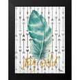thumbnail image 2 of Pinto, Patricia 12x14 Black Modern Framed Museum Art Print Titled - Stay Wild Feather, 2 of 5