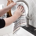 thumbnail image 4 of RITZ Pebble Cotton Terry Bar Mop Dish Cloth Set, 6-Pack, 12" x 12", Neutral, 4 of 5