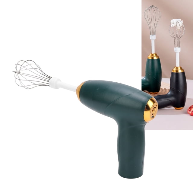 Batidora De Mano Inalámbrica, Batidora Eléctrica Recargable Por USB, Batidora Portátil De 6 Velocidades Para Mezclar, Hornear, Cocinar, Con Base De Carga, Para Café Con Leche