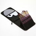 thumbnail image 1 of Juego de pinceles de pintura de 12 piezas con bolsa de almacenamiento, 1 paleta de pintura, perfecto para acuarela, óleo y gouache, 1 of 5