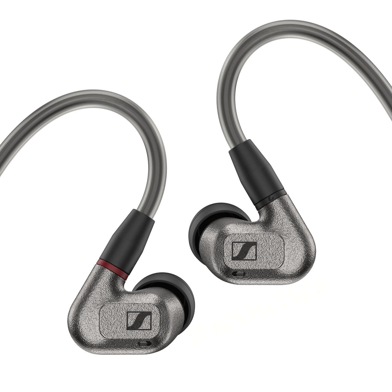 Sennheiser IE 600 Audiophile in-Ear Monitors - TrueResponse Transducers for Balanced Sound, Dual-Resonator Chamber Technology, Detachable Cable with Flexible Ear Hooks