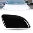thumbnail image 2 of Back Mirror , Black Rearview Mirror Cover Plug And Play Light Weight  For Car Replacement For 6 R20, 2 of 8