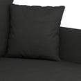 thumbnail image 4 of vidaXL 3 Piece Sofa Set with Pillows Black Fabric, 4 of 7