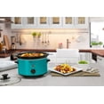 thumbnail image 6 of Elite Gourmet MST-275XP 2 Qt Oval Slow Cooker, Turquoise, 6 of 7