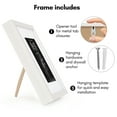 thumbnail image 6 of Americanflat 8x10 Picture Frame with Shatter-Resistant Glass with 5x7 Mat Display Photo Soho Deep - White, 6 of 8