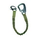 thumbnail image 3 of Cordón de protección contra caídas Helo Lanyard de liberación rápida retráctil multiusos elástico Verde, 3 of 9